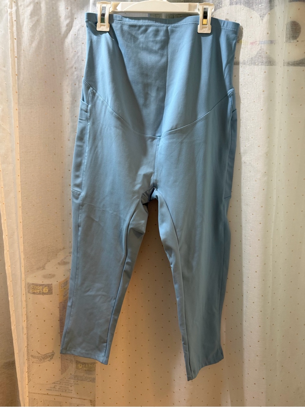 Women’s Maternity Leggings- Blue, Teal, Black